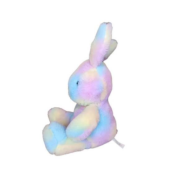 Easter Spark Create Imagine Bunny Rabbit Plush Pastel Bell Rattle Crinkle Pastel - Picture 4 of 8